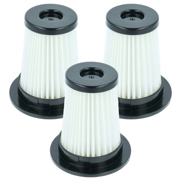vhbw 3x Filtro EPA E12 para Aspirador Grundig GMS3880, VCP3130L - Preto / Branca