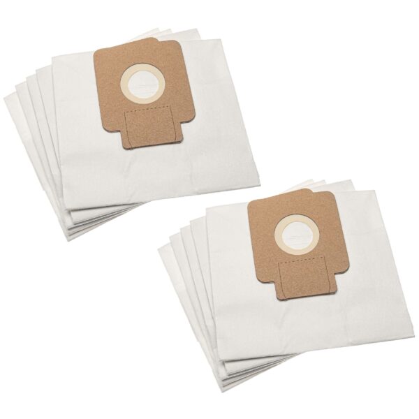 10x Sacos para Aspirador vhbw para Hoover H64 / 35600637 e Candy - Papel