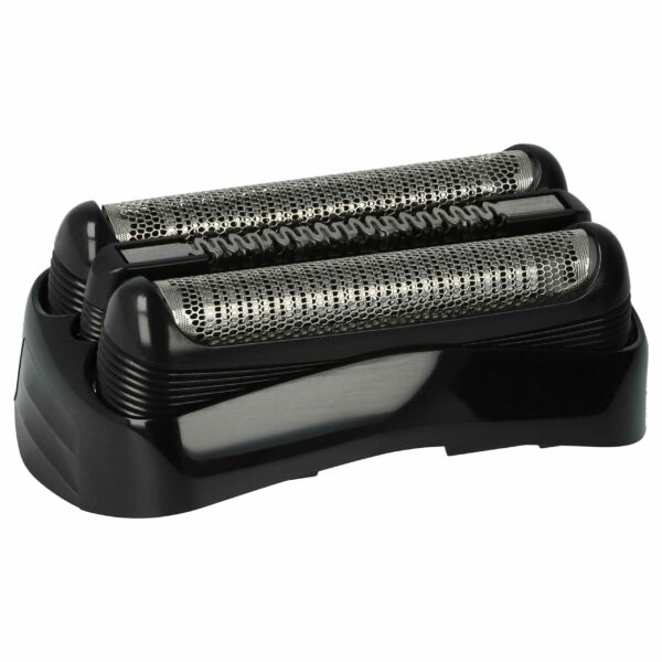 Cabeça de Barbear Compatível com Braun 21S, 21B - vhbw Preta