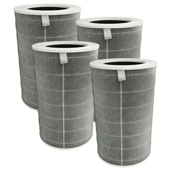 4x Filtro de Carvão Ativado para Purificador de Ar Xiaomi (substitui M15R-FLP-GL)