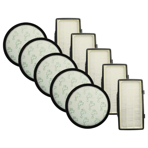Jogo de 5 Filtros vhbw compatíveis com Rowenta ZR006001 para Aspiradores Rowenta