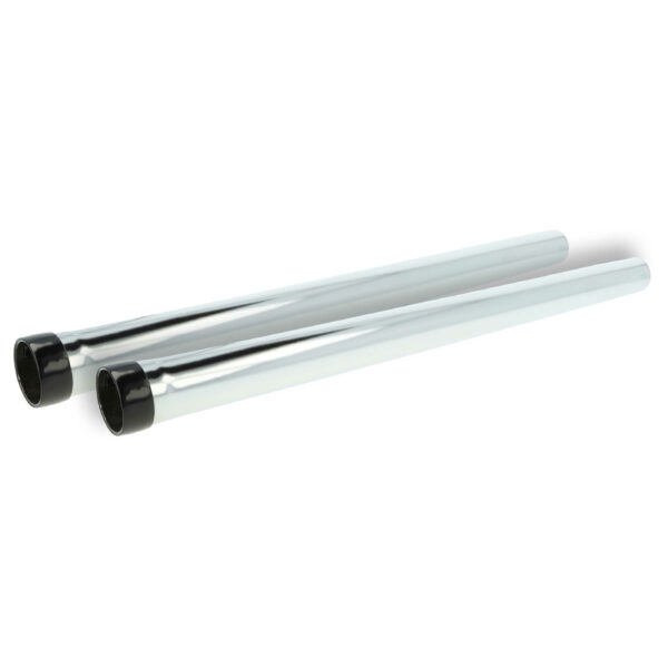 2x Tubo de Extensão para Aspirador Bosch 2 609 256 F27 - 50cm, preto/prata vhbw