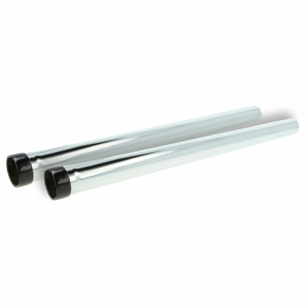 2x Tubo de Extensão para Aspirador Bosch 2 609 256 F27 - 50cm, preto/prata vhbw