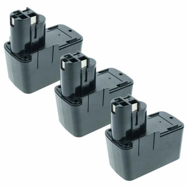 Pack de 3 Baterias vhbw para Ferramentas Bosch 12V 2100 mAh NiMH