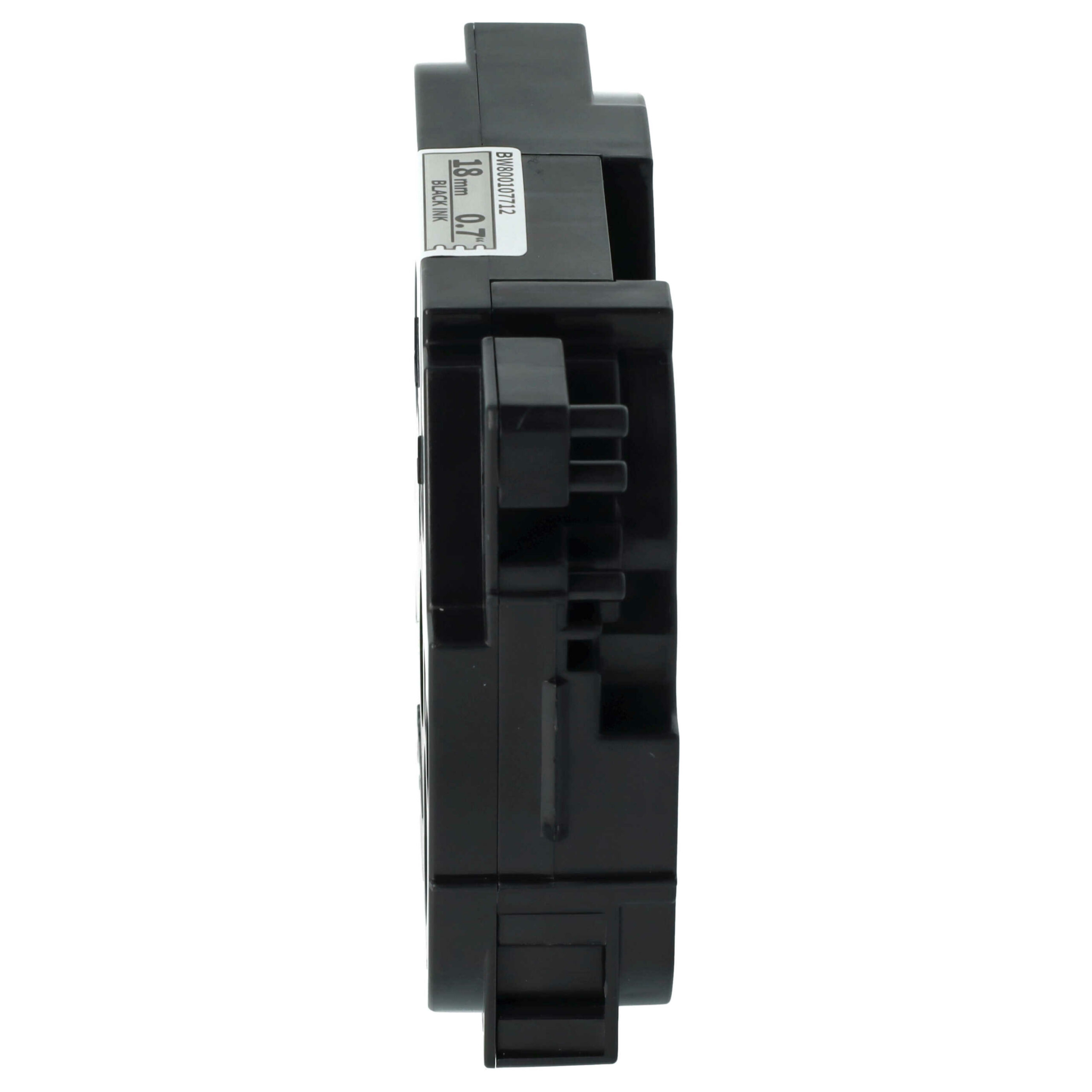 Fita de Etiquetas vhbw para Brother TZE-M94, TZ-M941 - 18 mm Preto em Prata Mate - Image 3