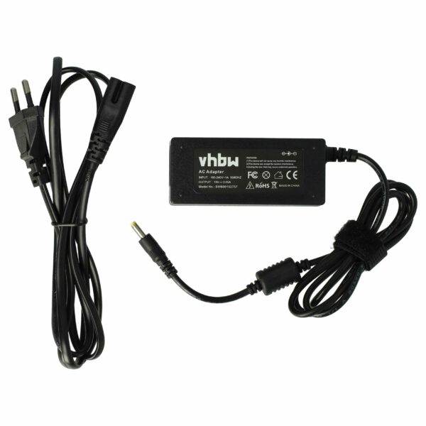 Adaptador de Alimentação para HP vhbw - Substitui HSTNN-LA18, HSTNN-DA18, HSTNN-CA18 - 200 cm, 40 W