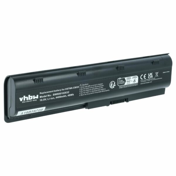 Bateria para Portátil HP vhbw 4400 mAh 10.8 V Li-Ion - Substitui HP 586006-361, 586006-321, 588178-141, 586028-341