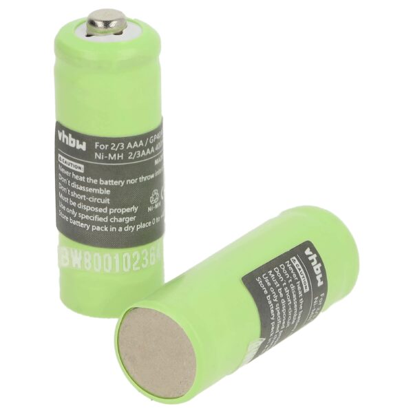 2x Bateria vhbw substitui GP40AAAMC, GP40AAAM, GP40AAA para telefone fixo Hagenuk - 400 mAh 1.2 V NiMH