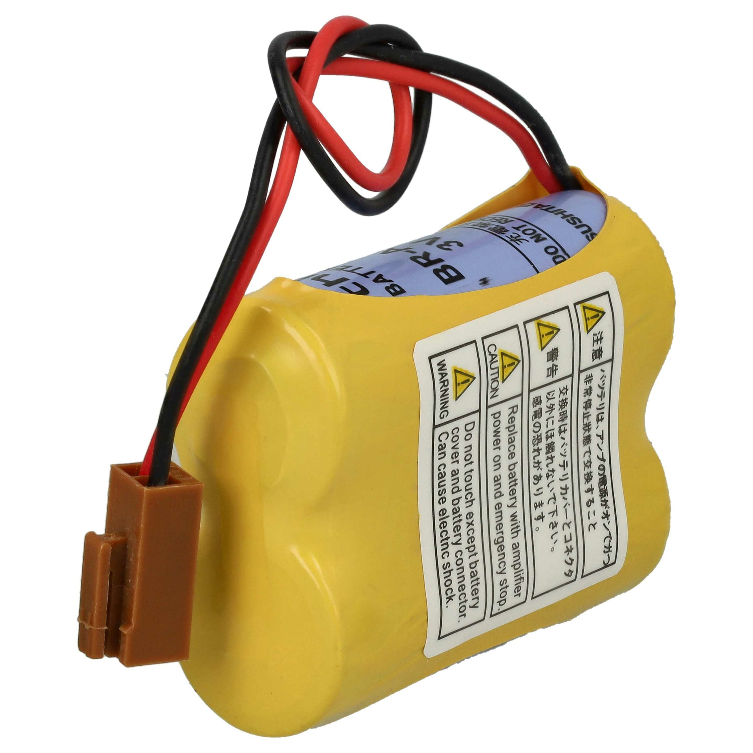 Bateria de Substituição vhbw para Controlador CNC GE Fanuc BR-ACF2P, BR-AGCF2W, BR-AGCF2P - 2200 mAh 6 V Li-MnO2 (Pack 2x) - Image 2