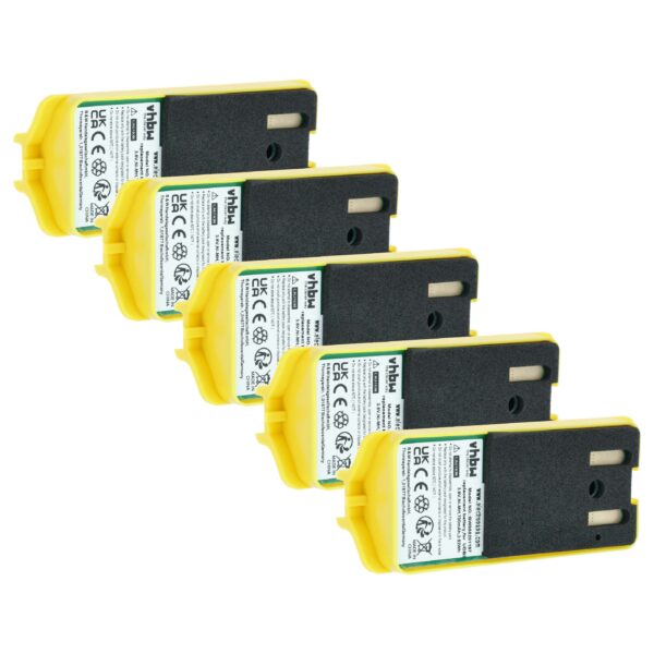 Bateria vhbw 5x para Rádio JAY UDB2 - 700 mAh 3.6 V NiMH