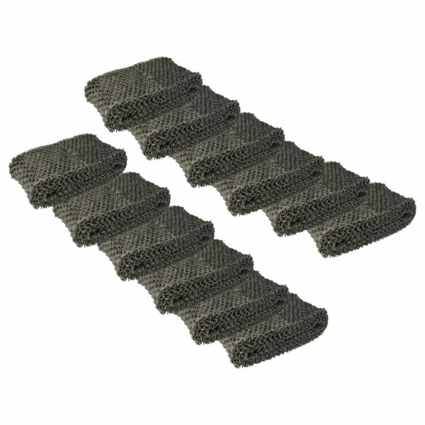 Pack de 12 Filtros vhbw para Humidificadores Philips HU4102/01, FY2401/10 e FY2401* - Fibras Naturais