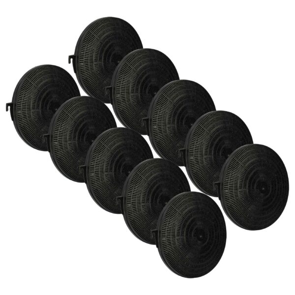 10x Filtro de Carvão Ativado de Substituição para Zanussi - 21 cm (vhbw)