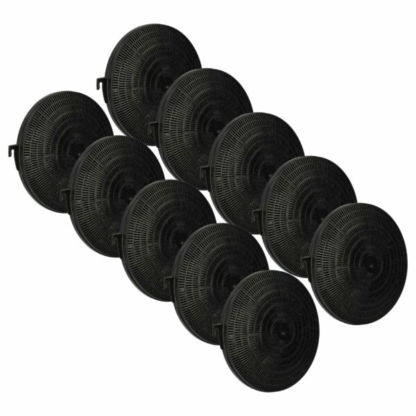 10x Filtro de Carvão Ativado de Substituição para Zanussi - 21 cm (vhbw)
