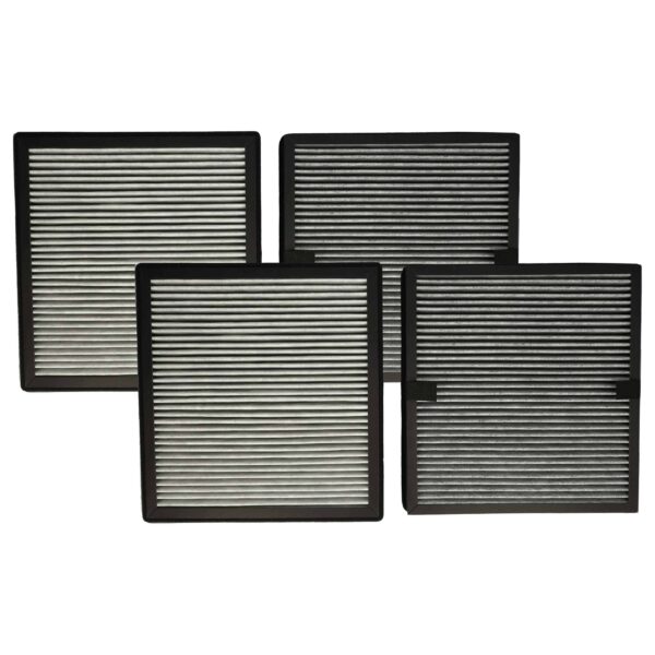 Conjunto de 4 Filtros vhbw para Purificador Ideal 8734001 - Filtro HEPA e Carvão Ativado