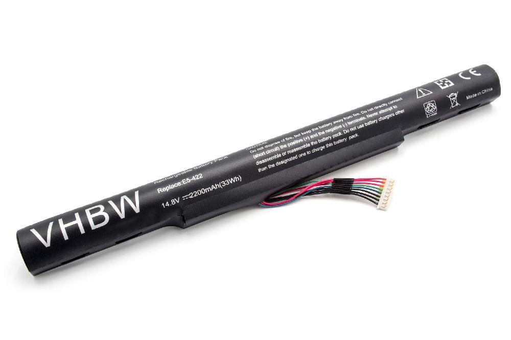 Bateria vhbw para Acer compatível com AL15A32 - 2200 mAh 14.8 V Li-Ion