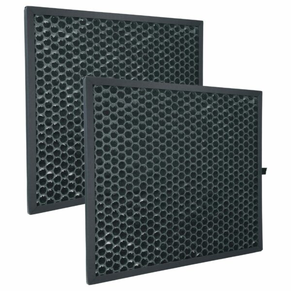 2x Filtro de Carvão Ativado para Purificador de Ar Sharp FZ-F30DFE - vhbw