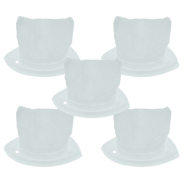 5x Filtros de Substituição vhbw para Aspirador Black & Decker FLVD10-XJ (90590689)