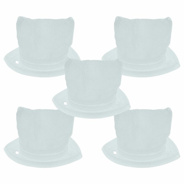 5x Filtros de Substituição vhbw para Aspirador Black & Decker FLVD10-XJ (90590689)
