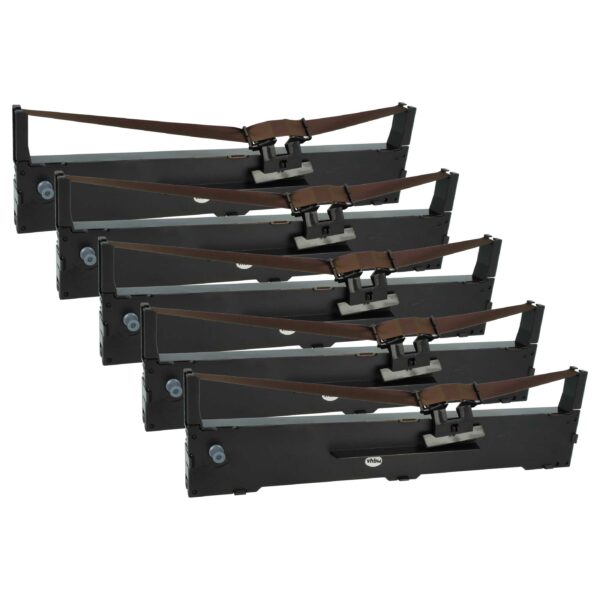 5x Fita de Tinta vhbw para Epson FX-590, FX-890, LQ-590, LQ-890 - Roxo