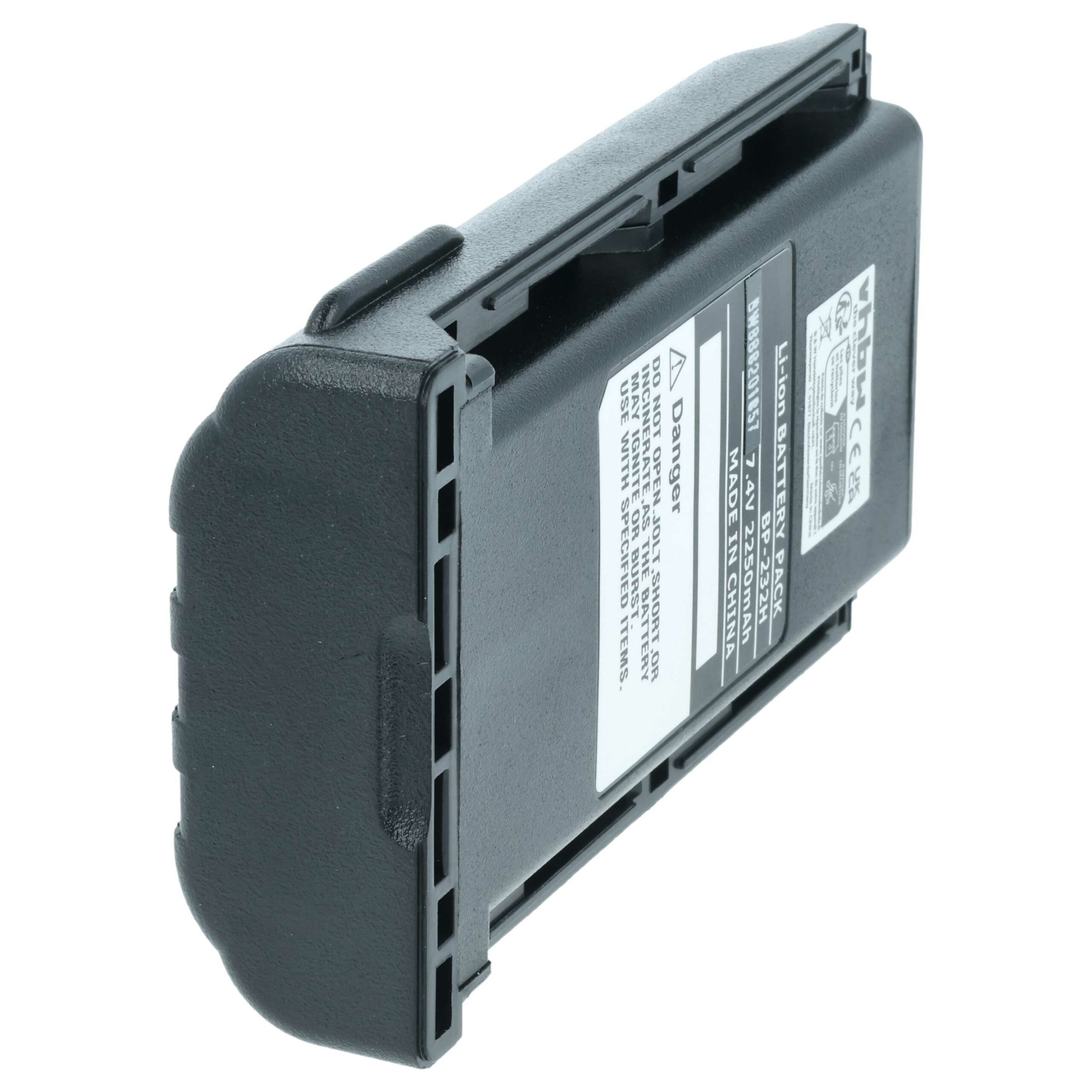 Bateria vhbw 5x para Icom BJ-2000, BP-232, BP-231, BP-231N, BP-230, BP-230N - 2250 mAh 7.2 V Li-Ion - Image 8