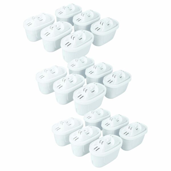 18x Filtro de Água Compatível com Brita SIL010-12 para Bilha Philips Water e Similares - vhbw