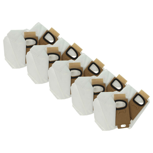 10x Sacos para Aspirador vhbw em Microfibra para Roborock H6, H7
