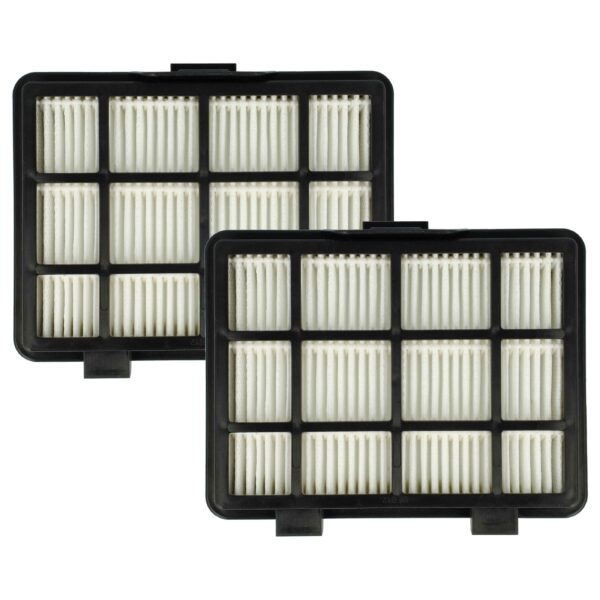 2x Filtro de substituição vhbw para Aspirador Bosch 17001740