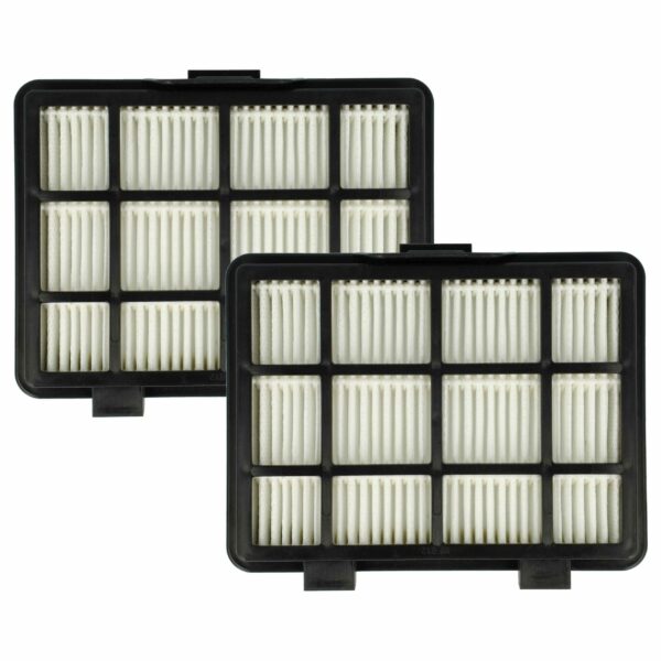 2x Filtro de substituição vhbw para Aspirador Bosch 17001740