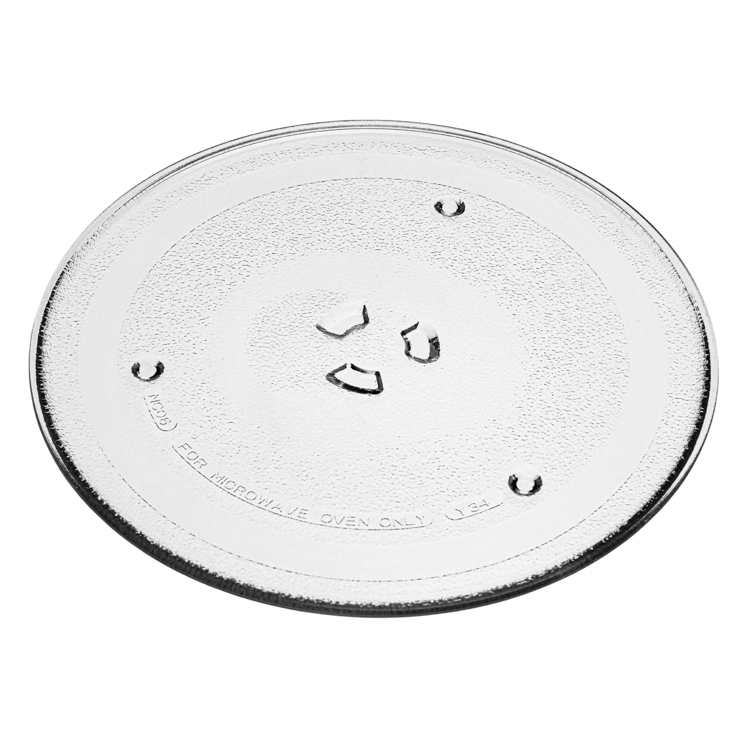 Prato Giratório de Vidro vhbw para Micro-ondas Samsung - 25,5 cm