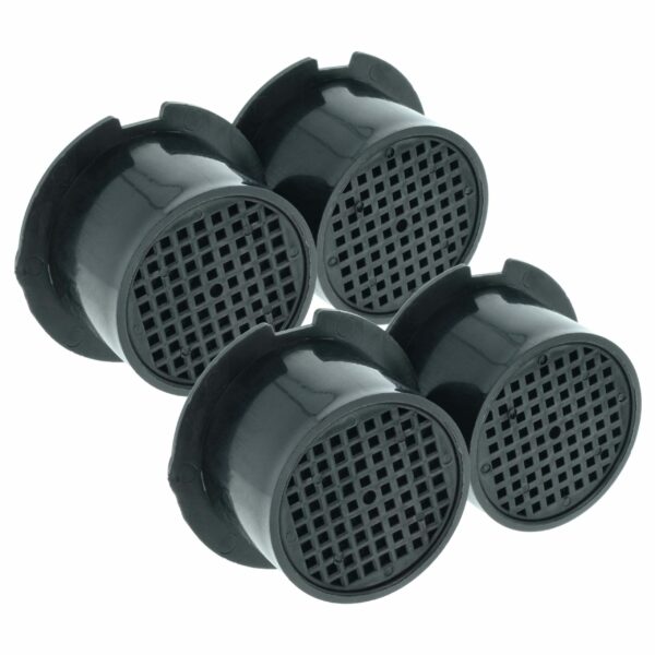 Filtro de Carvão Ativado vhbw 4x para Frigorífico Bosch, Liebherr, Miele - Compatível 00606509, 00467217