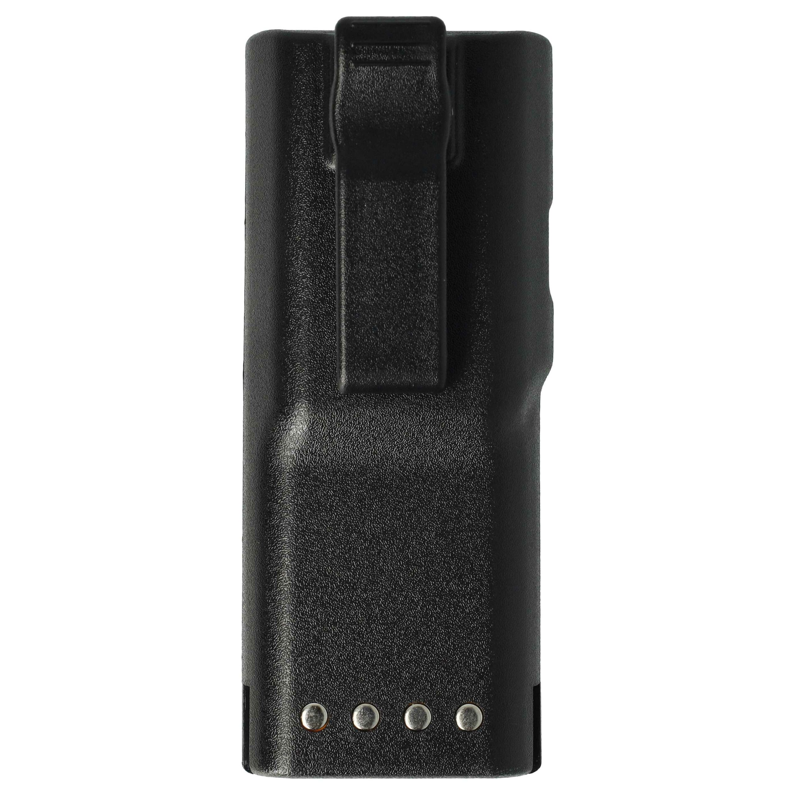 Bateria vhbw 10x para Rádio Motorola HNN8133C, HNN9628A, HNN8308A - 1800 mAh 7.5 V NiMH com Clipe - Image 4