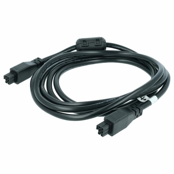 Cabo AMS 6 Pinos vhbw para Impressora 3D Bambu Lab P1P, P1S, X1 - Cabo de Bus com Filtro EMI, 2 m, Preto