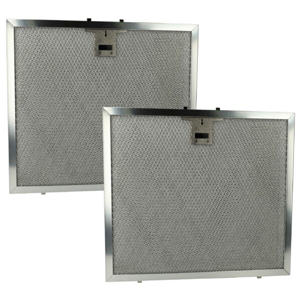 2x Filtro de Graxa Metal Longa Durabilidade vhbw compatível com Miele 8257970
