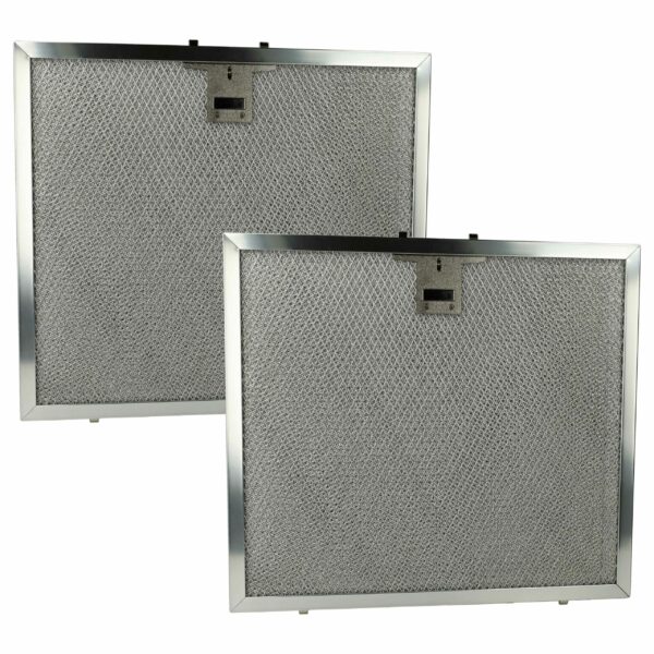2x Filtro de Graxa Metal Longa Durabilidade vhbw compatível com Miele 8257970