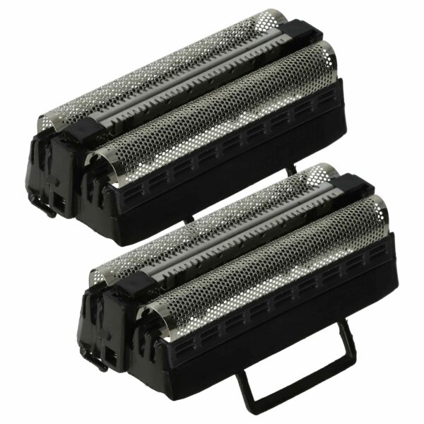 2x Lâmina Dupla para Barbeador compatível com XS78, GS78, GS71, GS74 - Moldura incluída, Preto/Prata