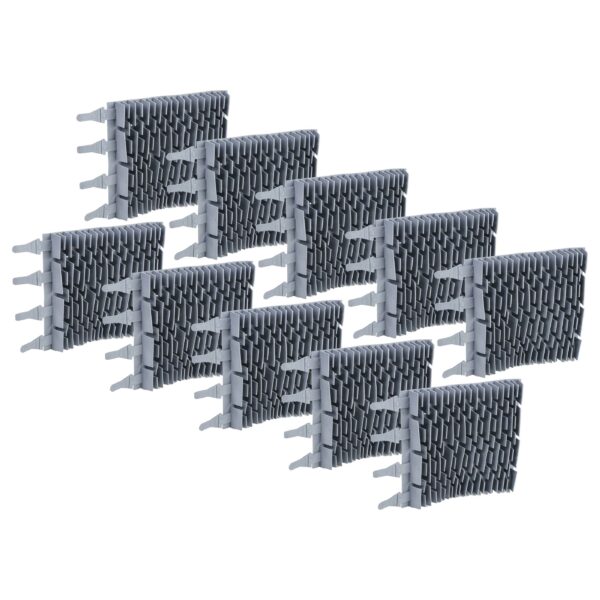 10x Escovas vhbw para Robô de Piscina Zodiac, Gre (R0764900, R0774900)