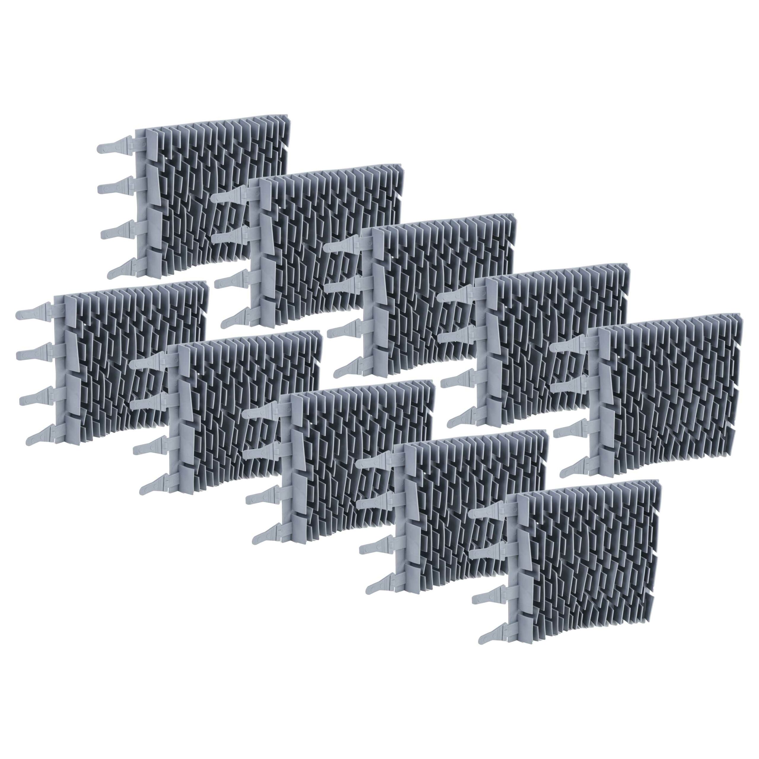 10x Escovas vhbw para Robô de Piscina Zodiac, Gre (R0764900, R0774900)