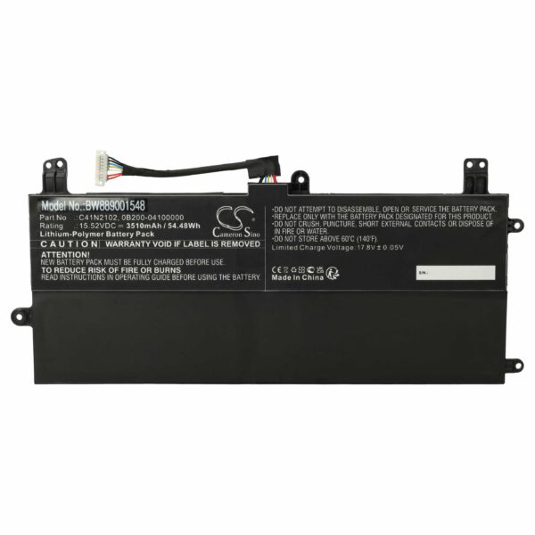 Bateria de Portátil vhbw para Asus GZ301, ROG Flow Z13 - 3510 mAh, 15.52 V