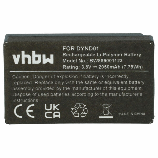 Bateria vhbw para Comando Microsoft Xbox DYND01 - 2050 mAh 3.8 V Li-polímero