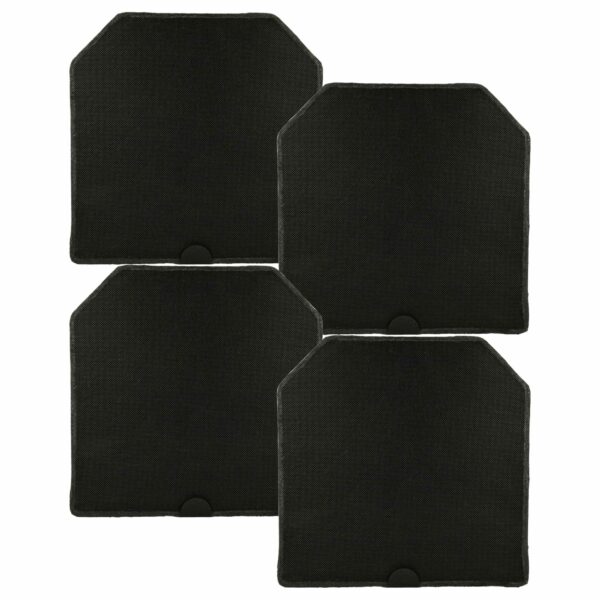 Filtro de Carvão Ativado para Coifa Miele vhbw - Conjunto de 4 Unidades (24,5 x 24,5 x 2 cm)