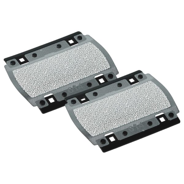 2x Lâminas de barbear vhbw para Braun 614, 615 - Preto / Prateado