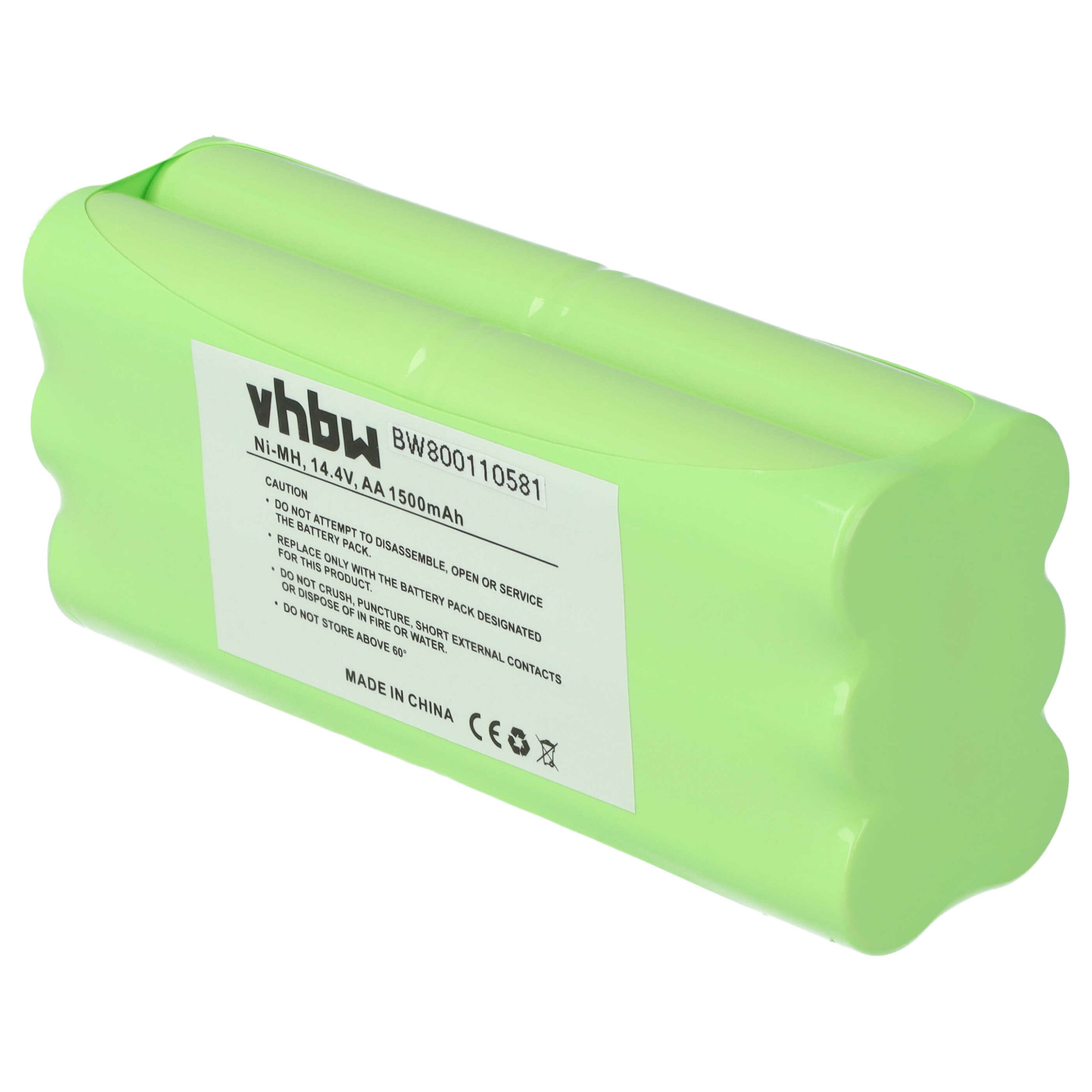 Bateria vhbw NiMH para robô aspirador Dirt Devil, Puppyoo, Midea, 1500mAh, 14.4V - Image 3