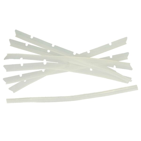 6x Lábios de Borracha vhbw com Lamelas para Aspirador Neato Botvac 70E, 75, 80, 85