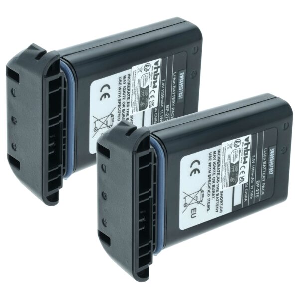 Bateria vhbw rádio 2x substitui Icom BP-275 - 1500 mAh 7.4 V Li-Ion