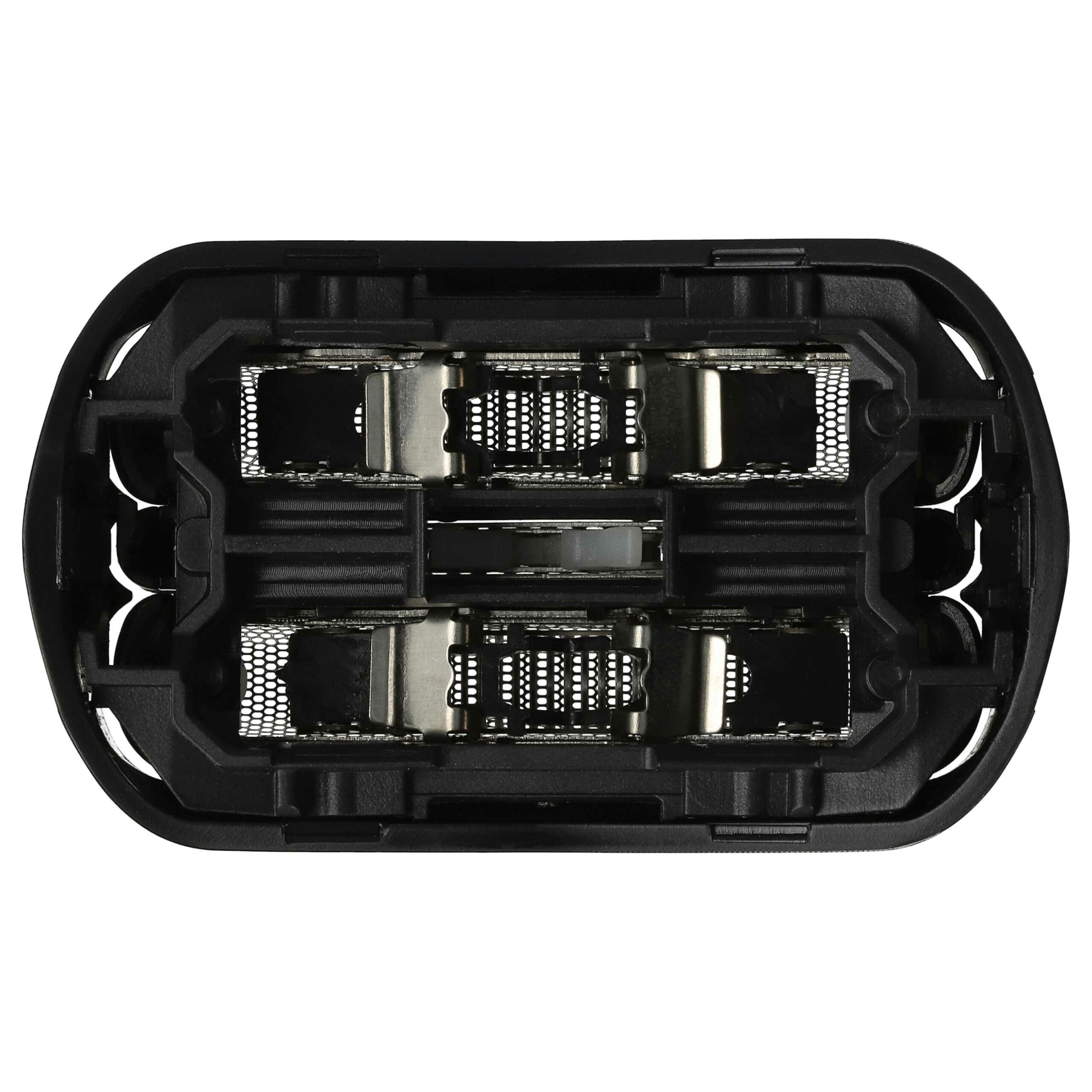 3x Cabeças de Corte vhbw para Máquina de Barbear Braun 21S, 21B, Preto - Image 4
