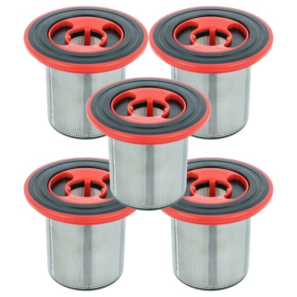 5x Filtros de Substituição vhbw para Aspiradores Bosch 12040193, 11 x 11 cm