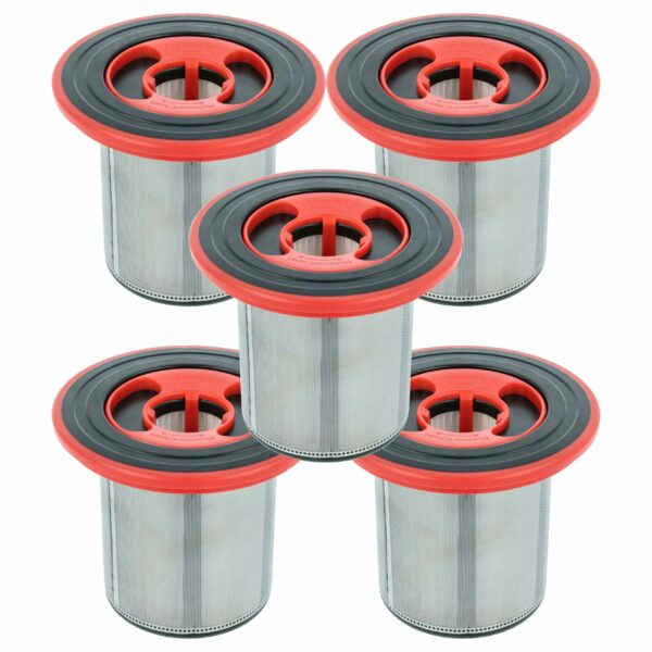 5x Filtros de Substituição vhbw para Aspiradores Bosch 12040193, 11 x 11 cm