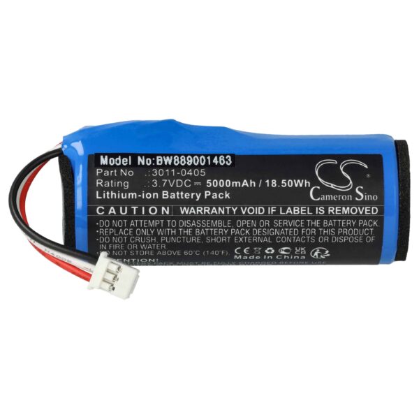 Bateria vhbw para Detector de Metais Minelab Equinox 600, 800 - 5000 mAh 3.7 V Li-Ion