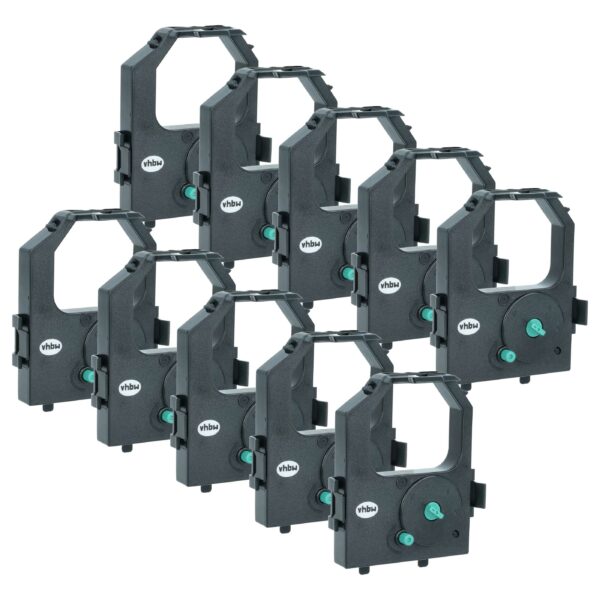 10x Fita Tintada de Substituição para IBM 2982 RD, 520650 - Impressora Matricial e Recibos - Preto