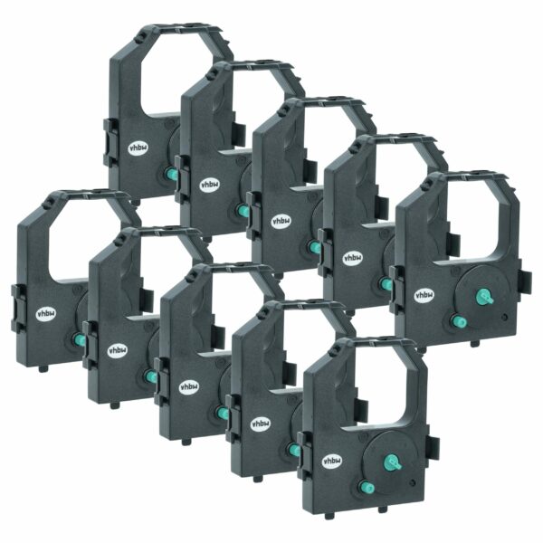 10x Fita Tintada de Substituição para IBM 2982 RD, 520650 - Impressora Matricial e Recibos - Preto